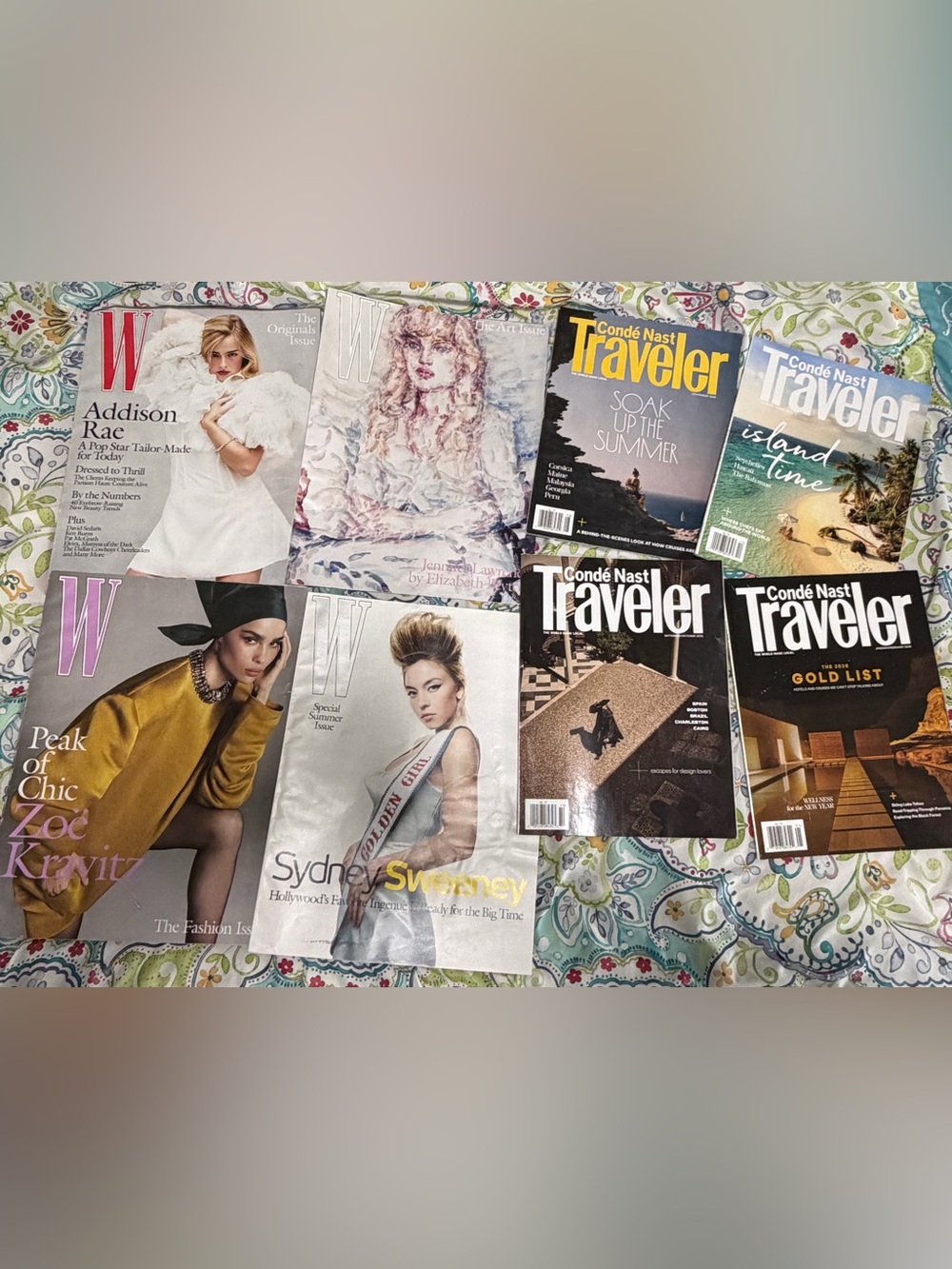 Magazine bundle (W magazine ,Traveler)